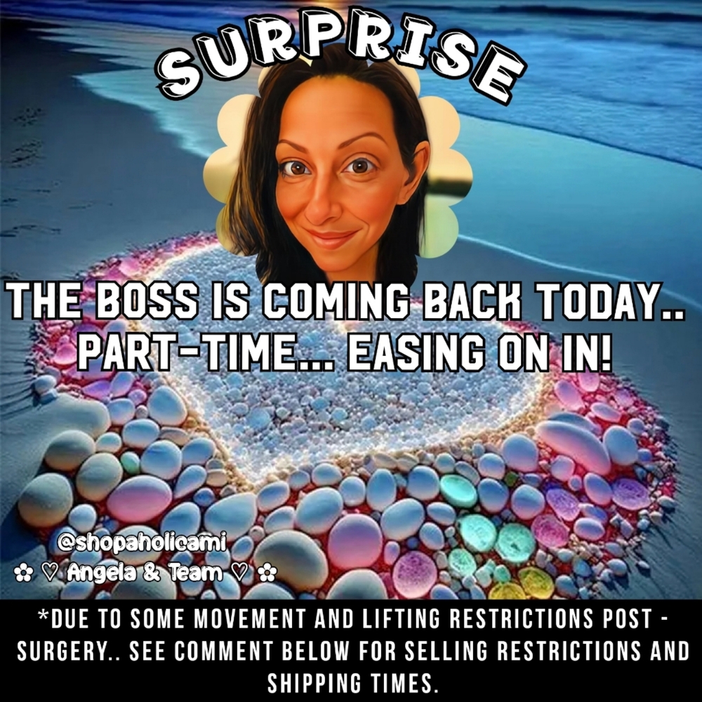 Come Shop Now🛍 READ ALL🙏 I'm Back Part Time for Now With Medical Restrictions.